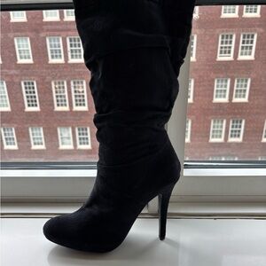 Delicious Black Heeled Boots for Women